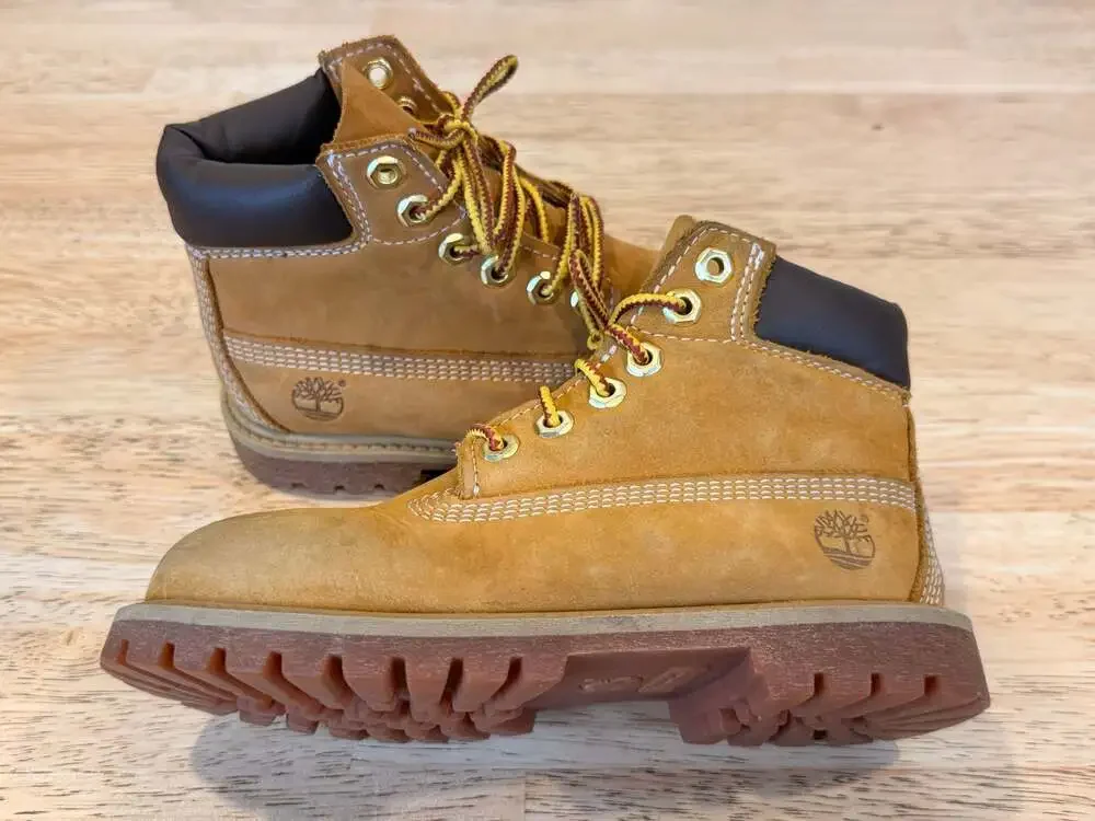 Timberland 6 Inch Premium Wheat Toddler Boots Size 11.5
